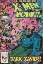 X Men and Micronauts #4 ORIGINAL Vintage 1983 Marvel Comics