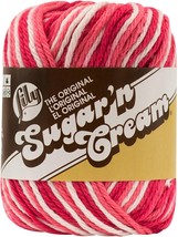Lily Sugar&#39;n Cream Yarn - Ombres-Azalea - $7.52