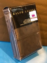 $115 Ralph Lauren RL 464 Percale 100% Cotton QUEEN Flat Sheet Polo Navy Blue - $79.19