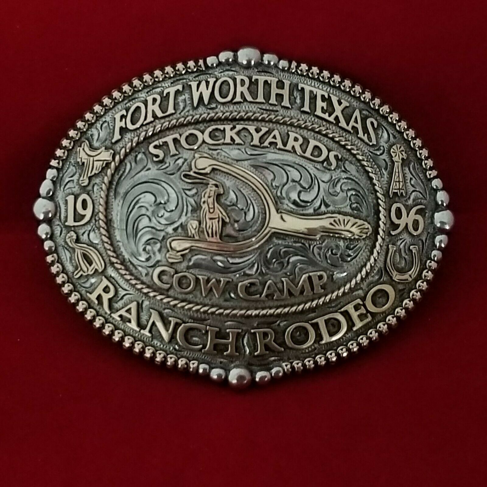 Customizable Rodeo Trophy Champion Bucklemade By Judge Leo Smiths