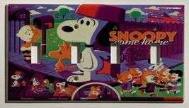 Snoopy old poster Light Switch Power Duplex Outlet Wall Plate Cover home decor image 7
