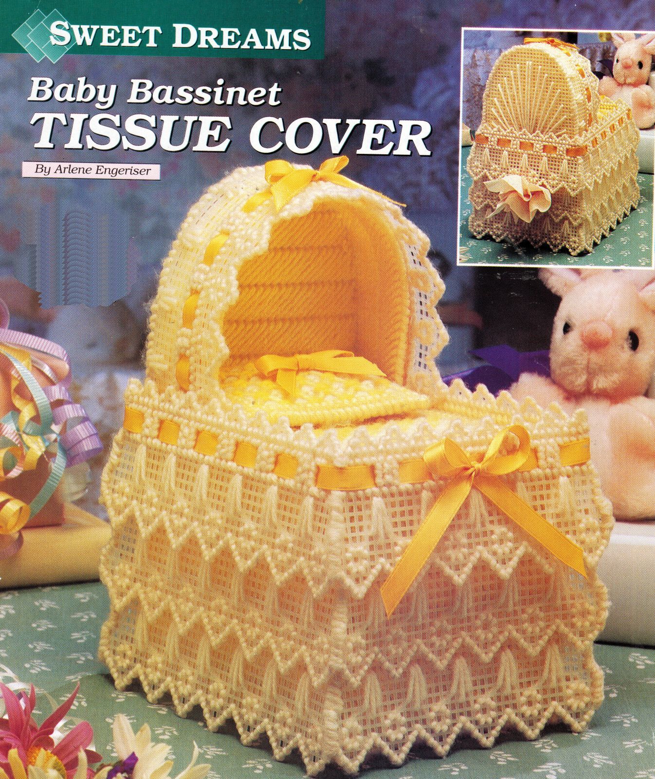 Plastic Canvas Baby Ruffled Tissue Cover Baby Doll