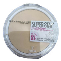 Maybelline Superstay Full Coverage Powder Foundation 110 Porcelain .21 o... - $16.01