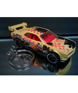 Yellow Dodge Challenger Drift Car Key Chain Ring - $9.97
