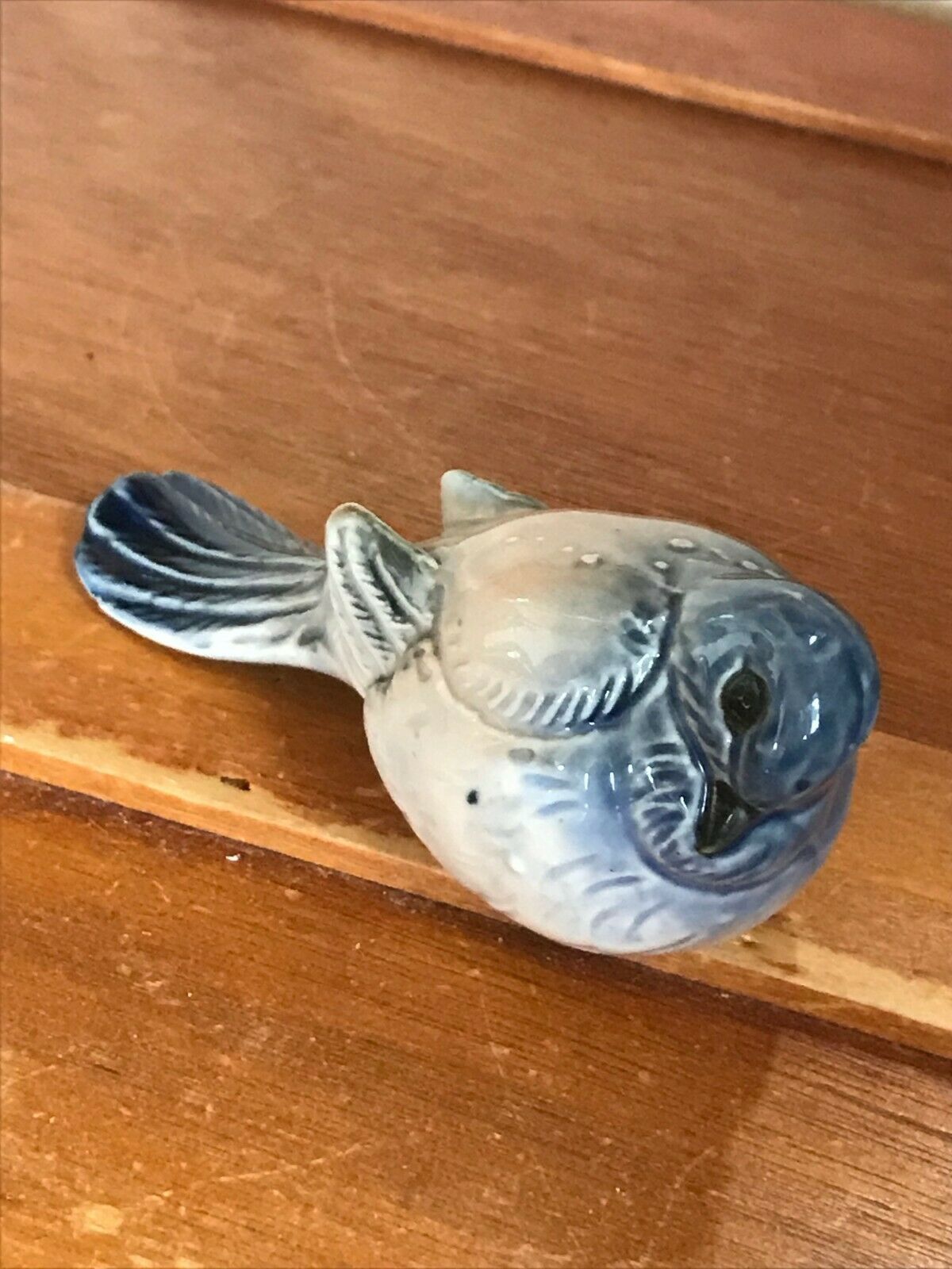 Vintage Small Blue Bird Ceramic Figurine And 16 Similar Items