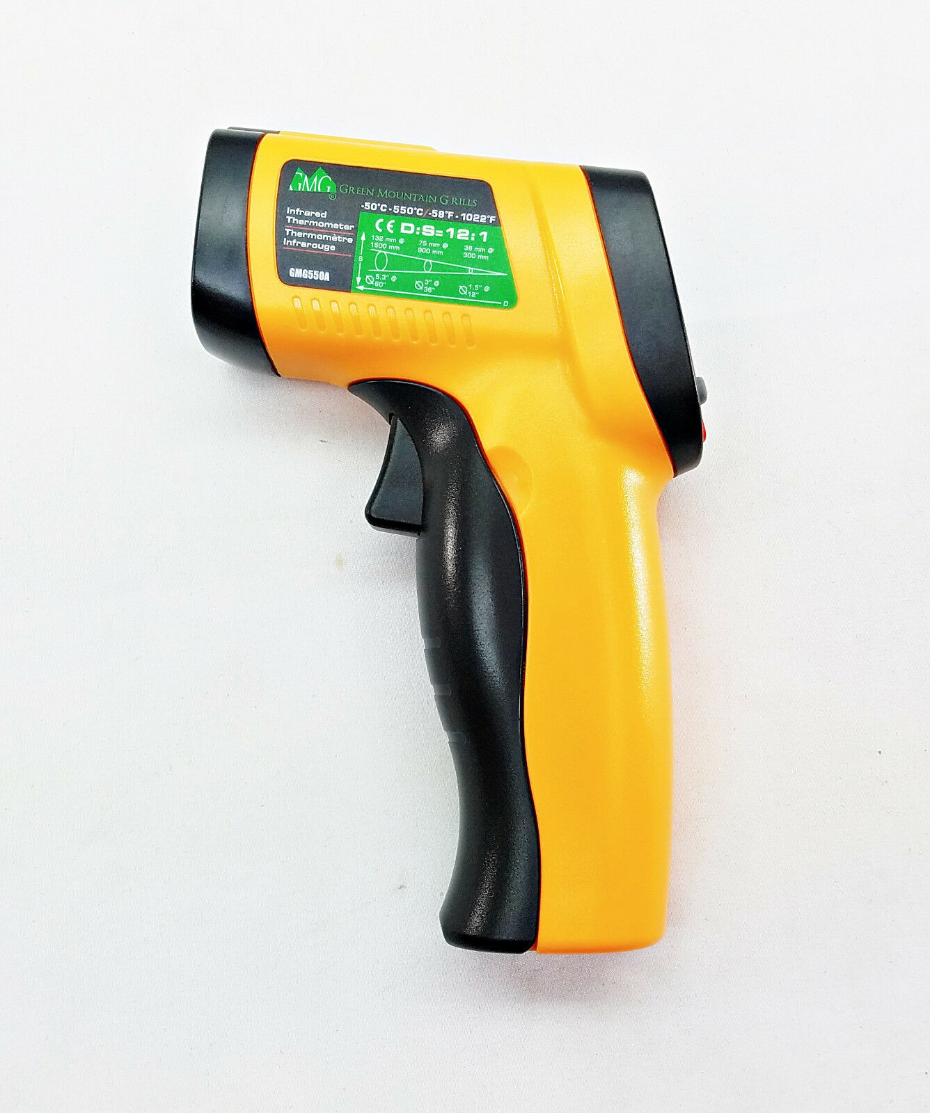 GMG Temp Gun, Heat Temperature Gun with Digital Readout, Infrared Laser