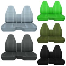 Designcovers Fits Chevy Colorado Front Seat Cover 2004-2012 Solid Colors - $109.99