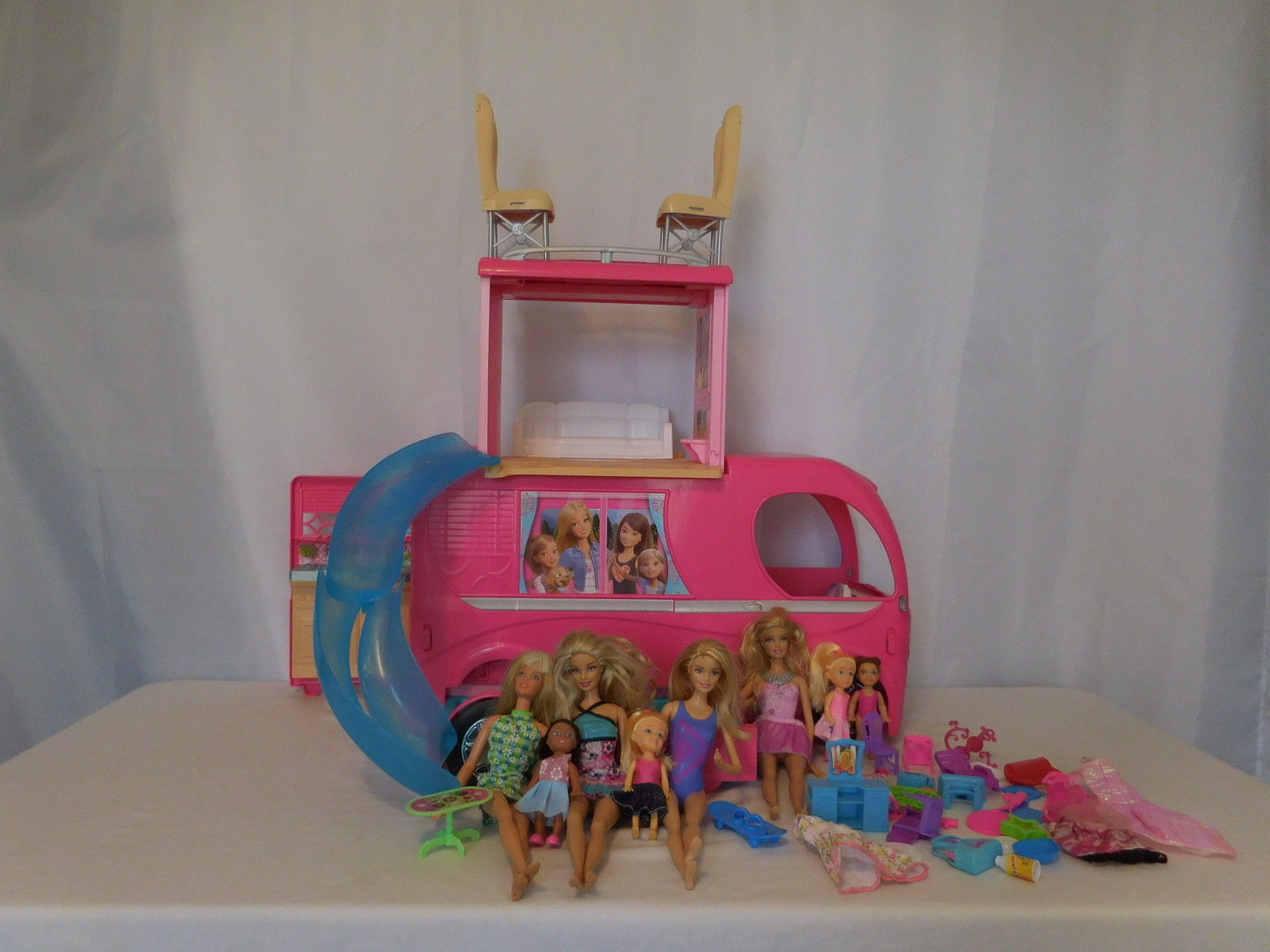 barbie bus set