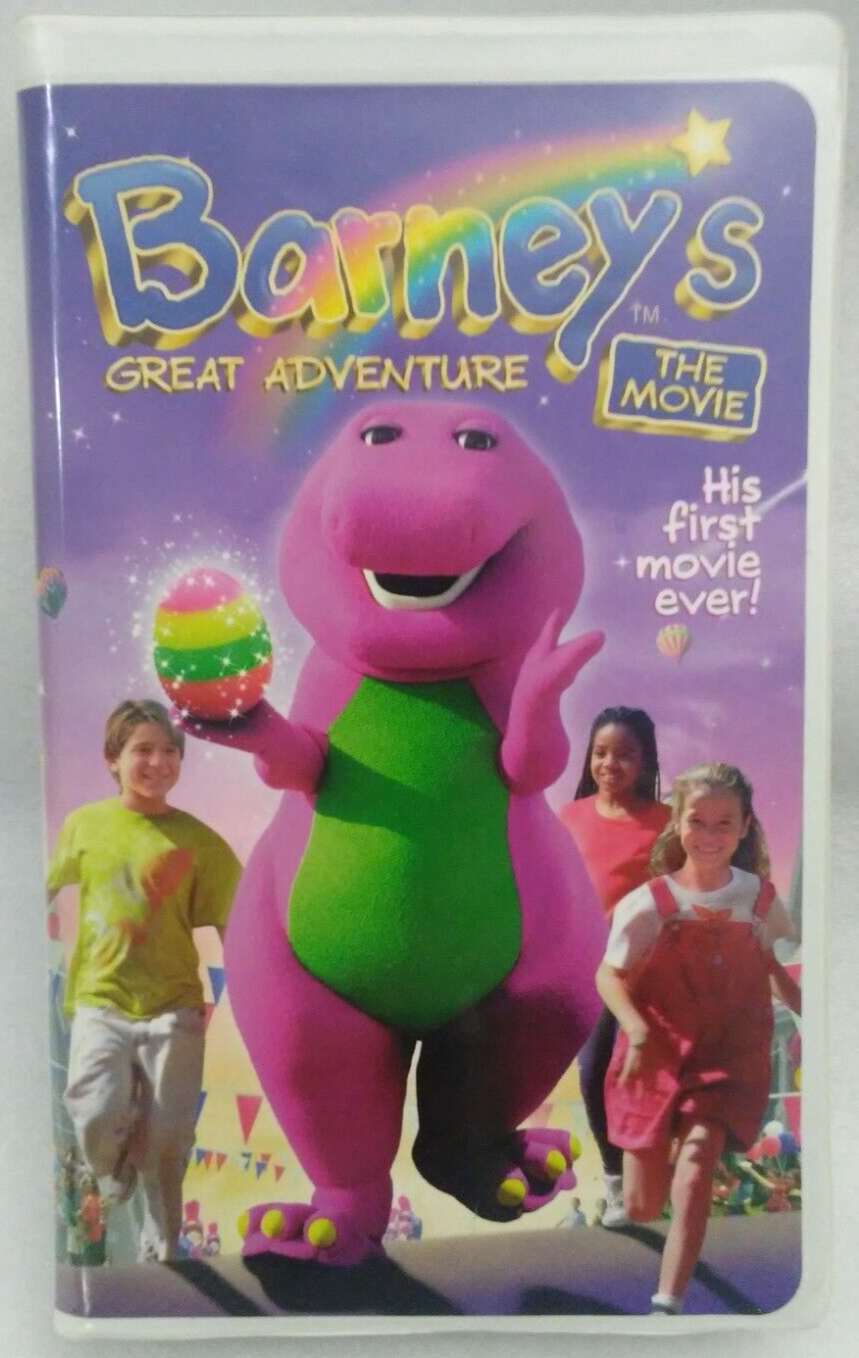 VHS Barney - Barneys Great Adventure: The Movie (VHS, 1998, PolyGram ...