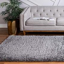 Rugs.com Infinity Collection Solid Shag Area Rug  9' x 12' Smoke Shag Rug Perfe - $369.00