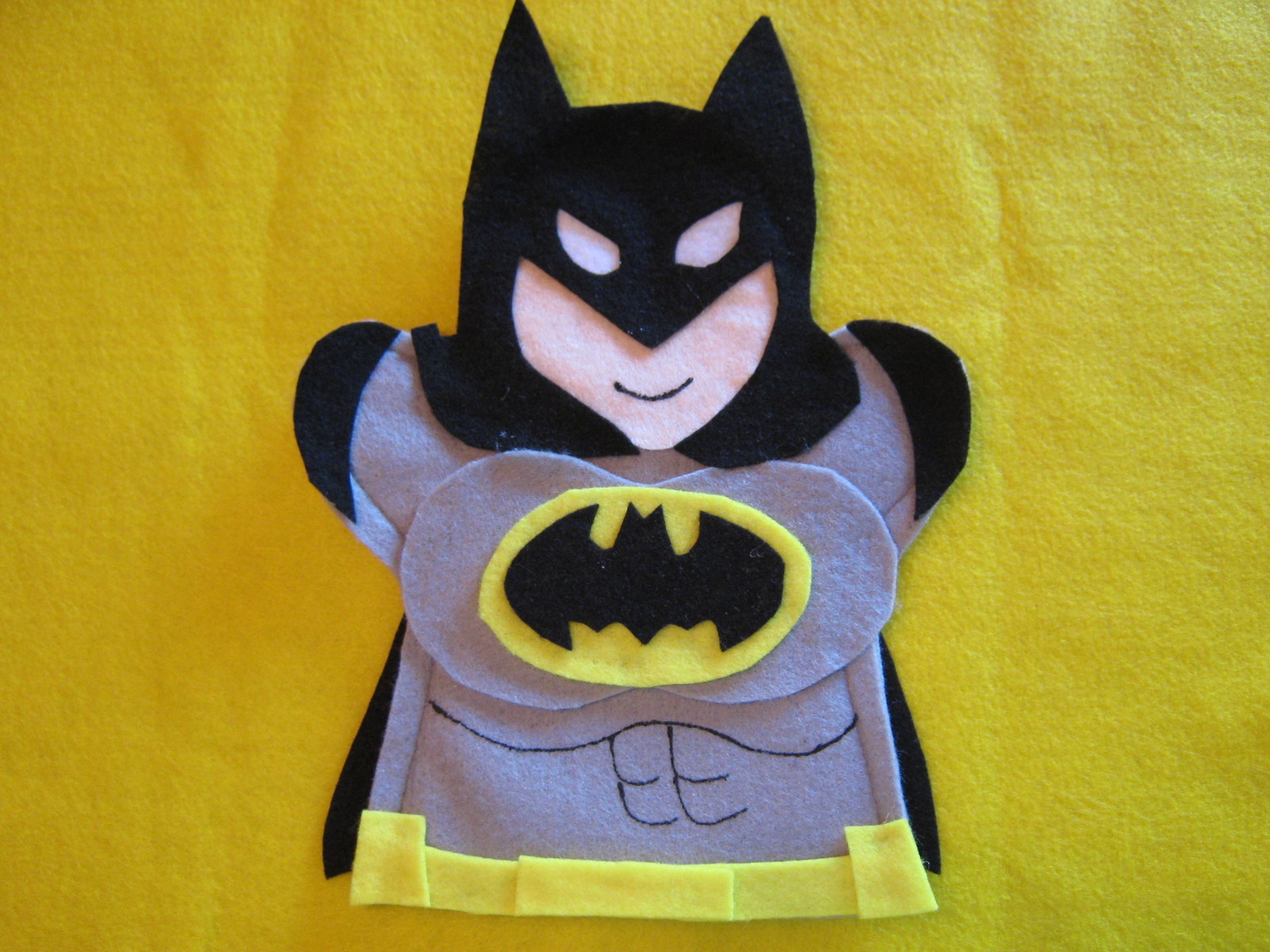 Batman Felt Puppet Puppets