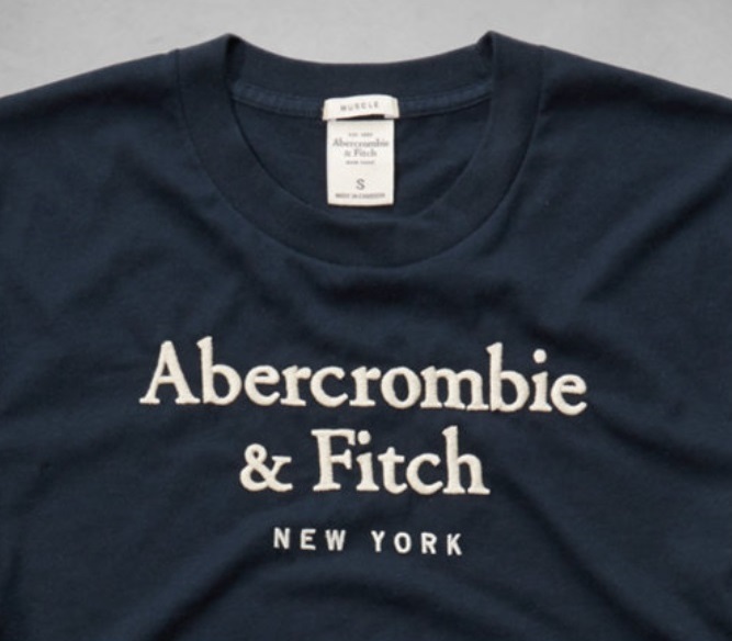 Abercrombie and FITCH Soft Navy BLUE S/S Shirt NeW XXL 2XL 2 Extra ...