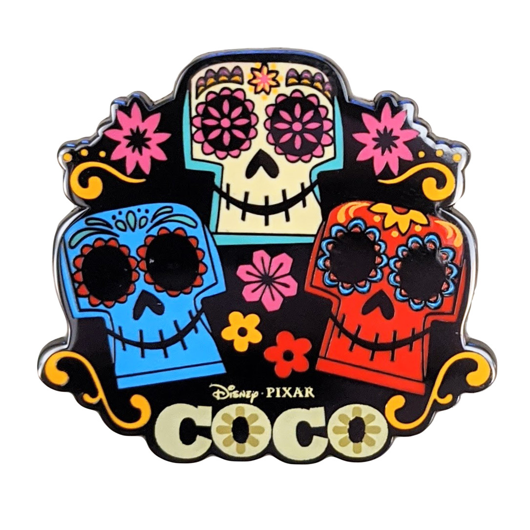 Coco Disney Lapel Pin Sugar Skulls Other