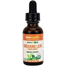 3 Pack BareOrganics Oregano Leaf Liquid Drops, 1 Oz Each / Expires 08-2023 - $19.64