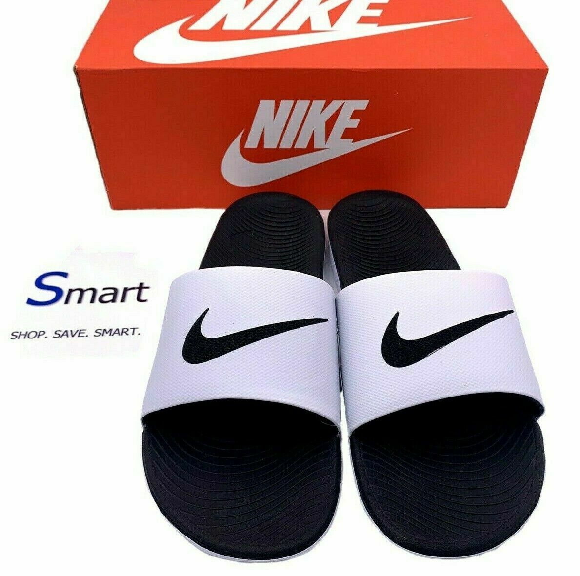 nike kawa slide white