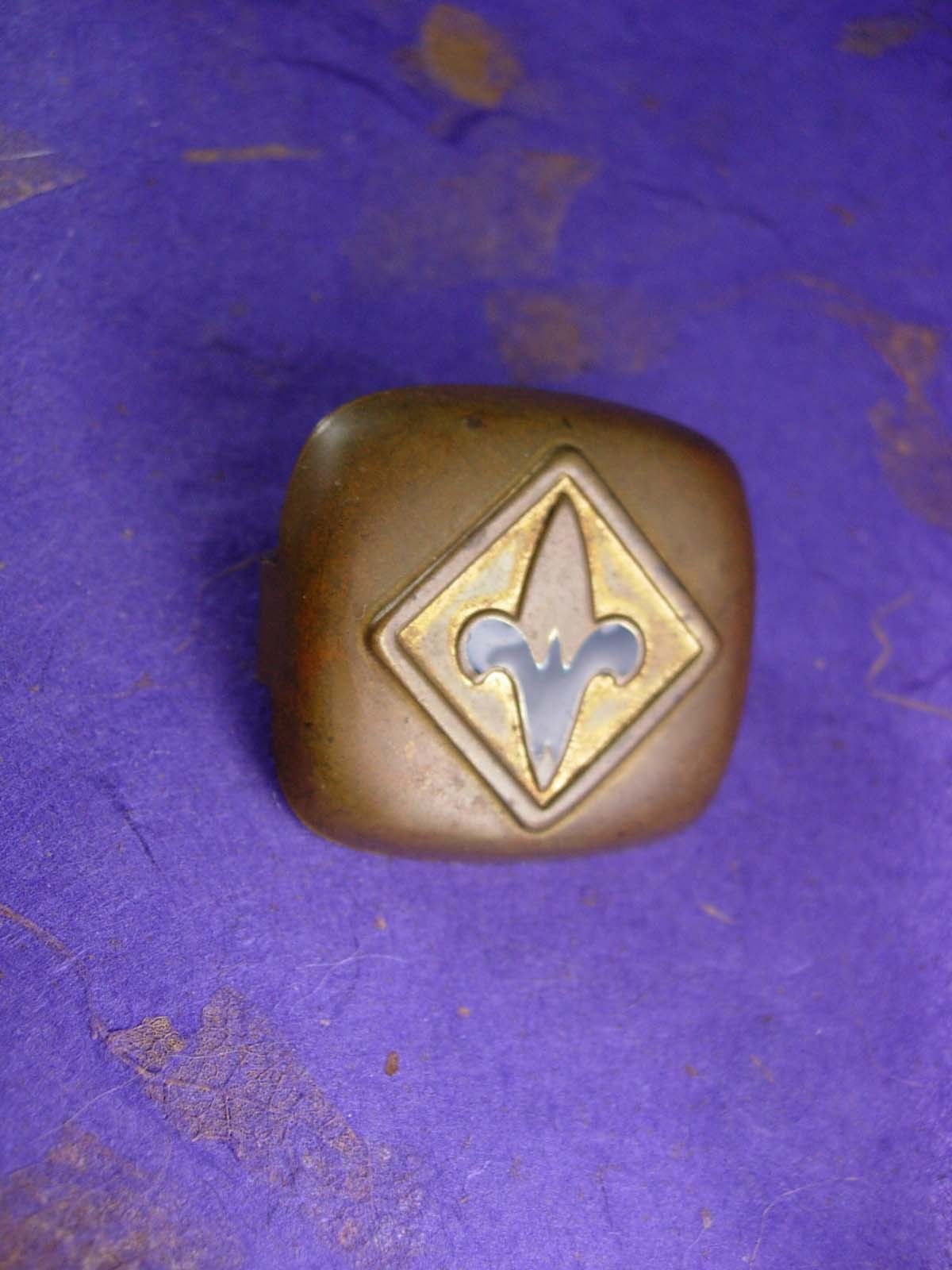 Vintage Boy Scout Scarf Neckerchief Slide and similar items