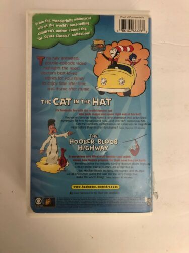 Dr Seuss Classics The Cat in the Hat VHS 1996 CLAMSHELL CASE-TESTED ...