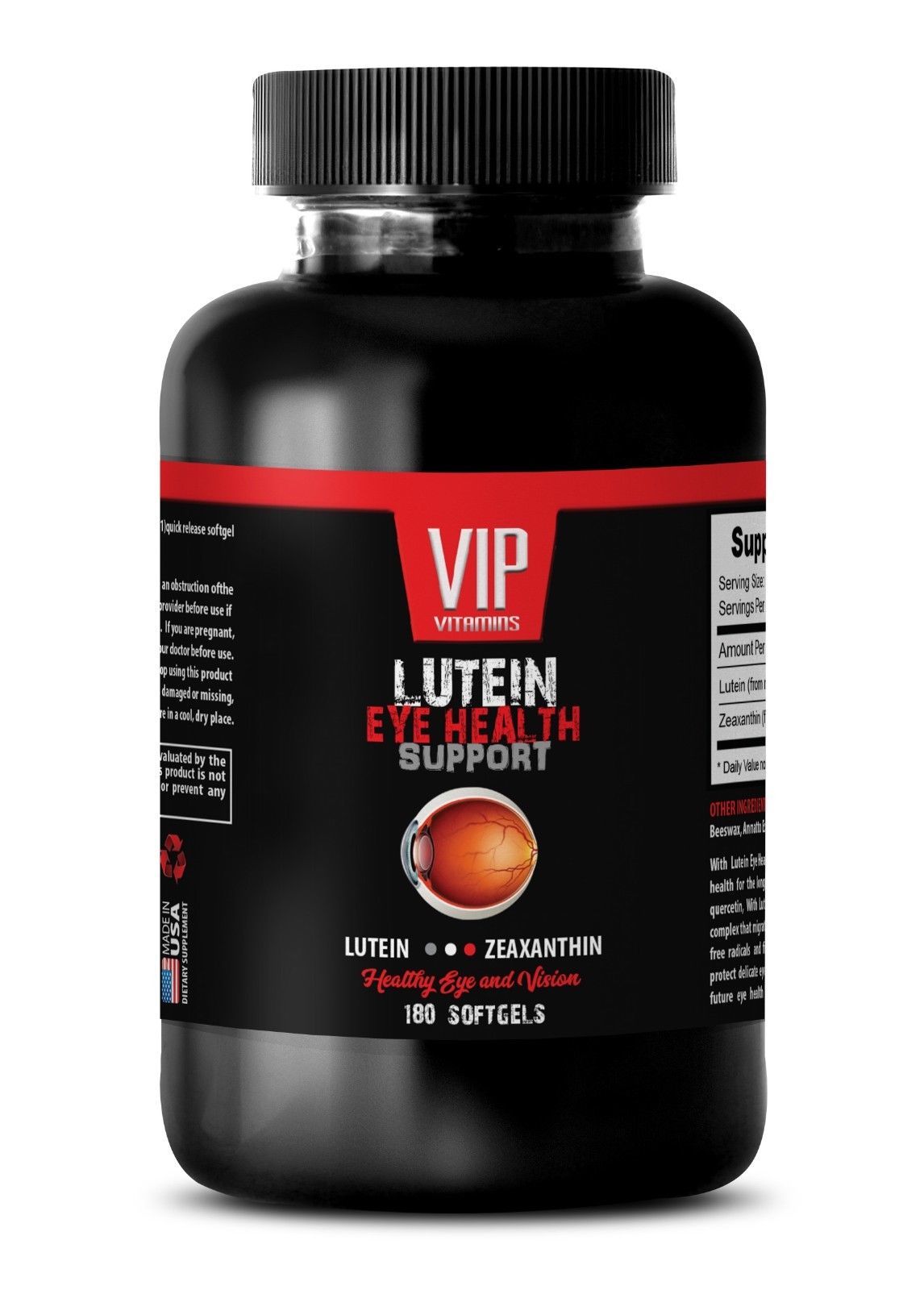 Antioxidant Supplement For Eyes - LUTEIN EYE SUPPORT 1B - zeaxanthin ...