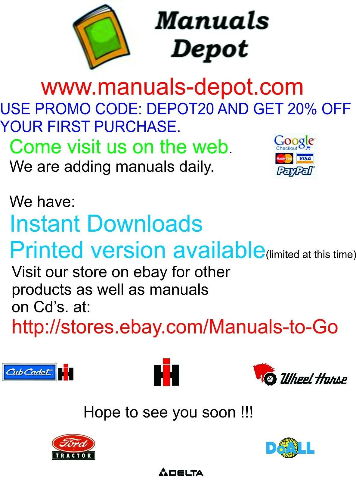 Delta Bandsaw Model# BS100 Instruction Manual - Other