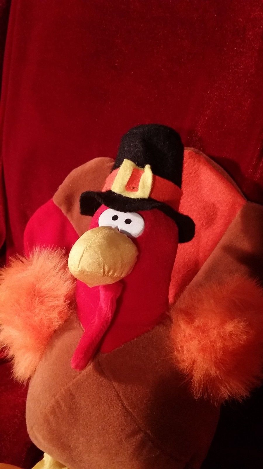 plush turkey that gobbles