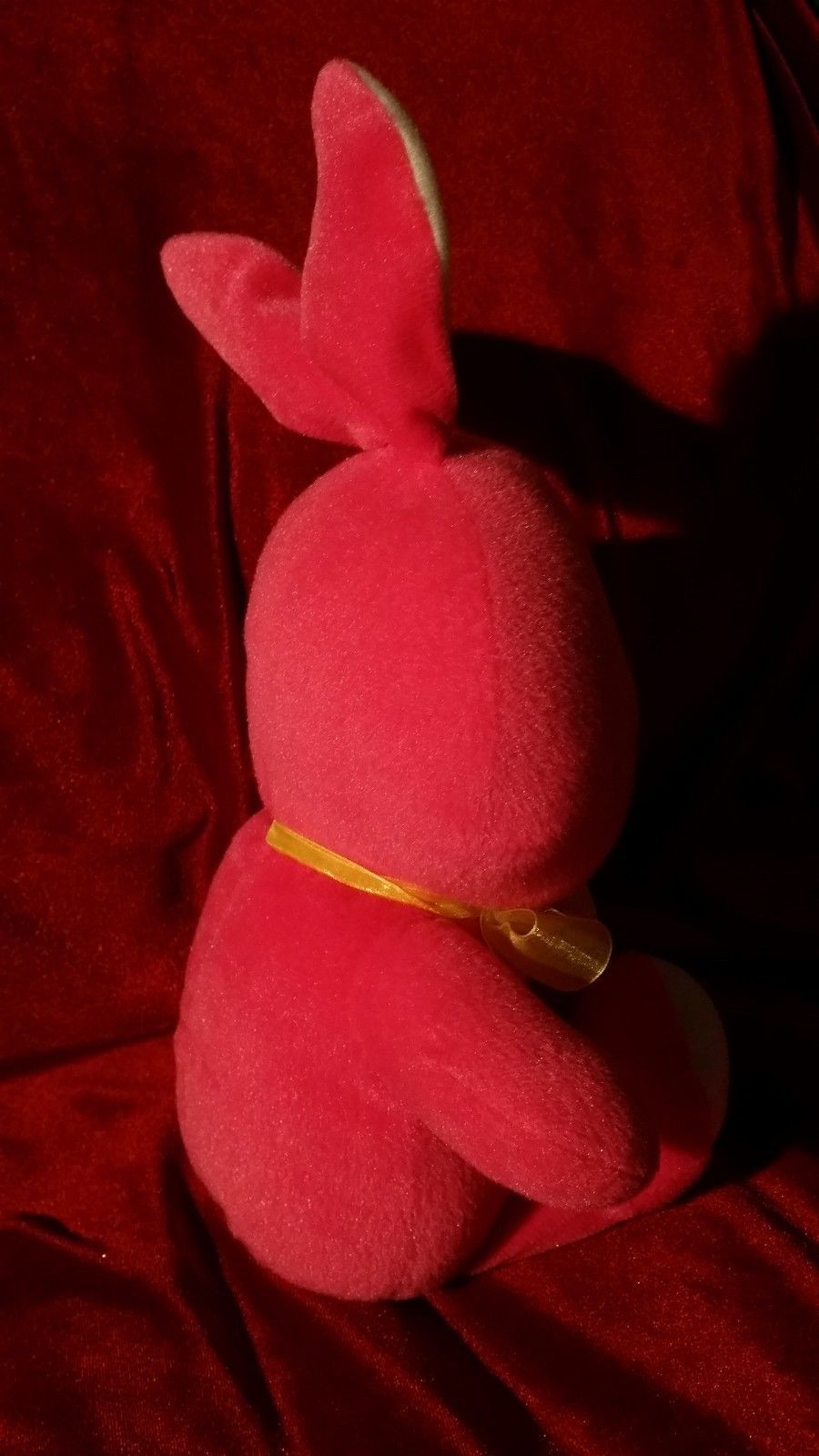 pink stuffed bunny rabbit