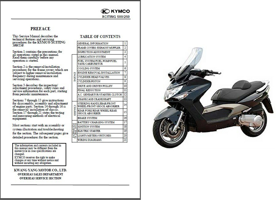 YASMIN [6+] 3vento Scooter Repair Manual, Vento Scooter Moto