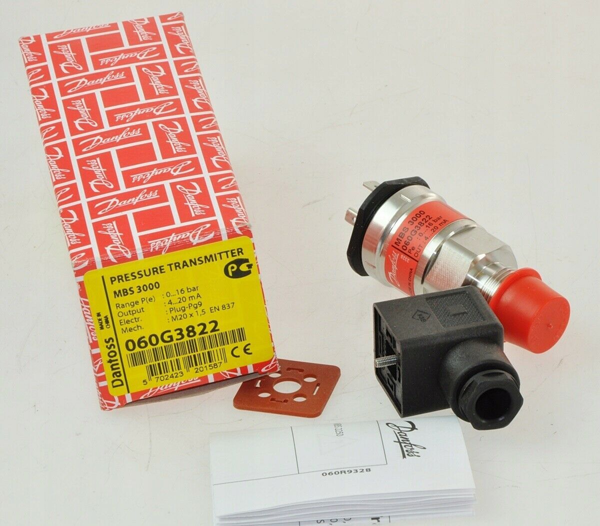Pressure transducer 016Bar MBS3000 Danfoss / 0061 Pressure Sensors
