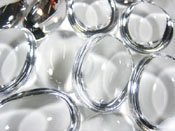 40x30mm Oval Clear Acrylic Cabochons High Quality Pro Grade Individually Wrap...