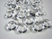 13mm Round Clear Acrylic Cabochons High Quality Pro Grade - 100 Pieces [Kitchen]
