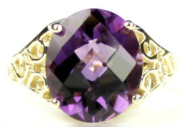 R057, Amethyst, 10KY Gold Ring - $437.63
