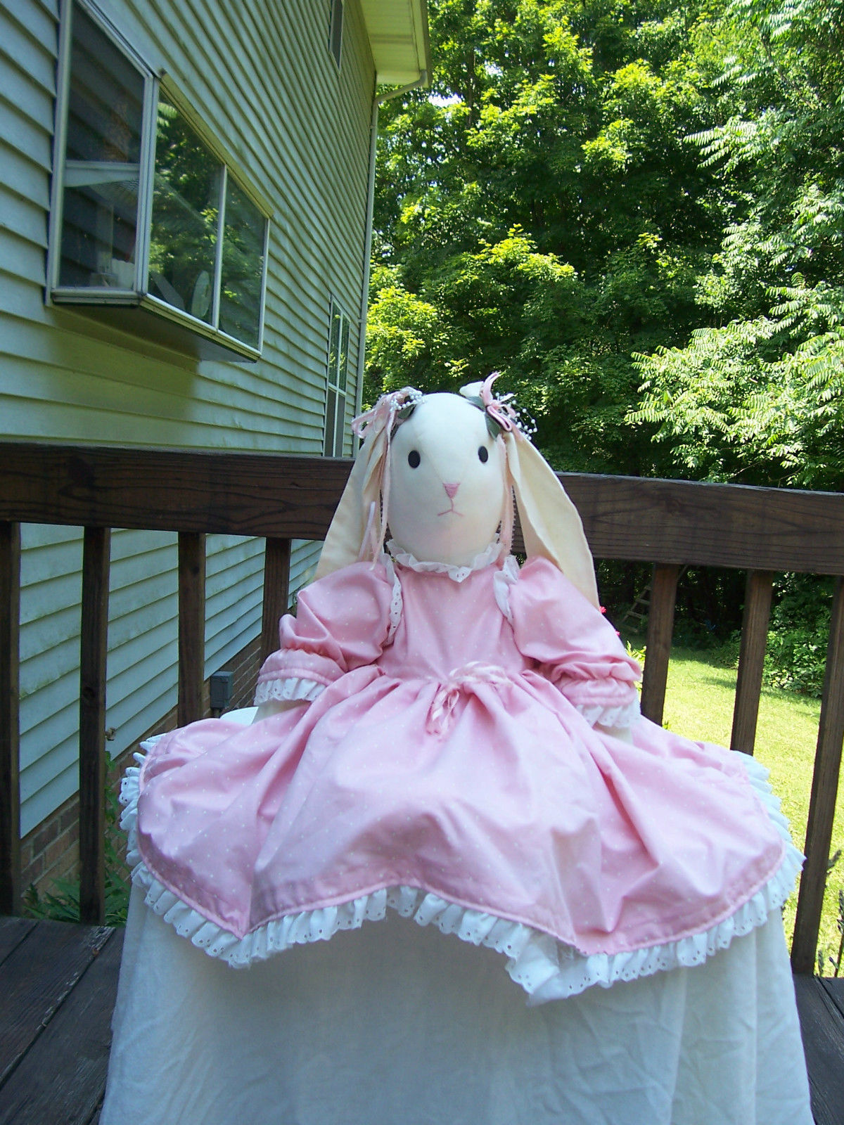 old bunny doll