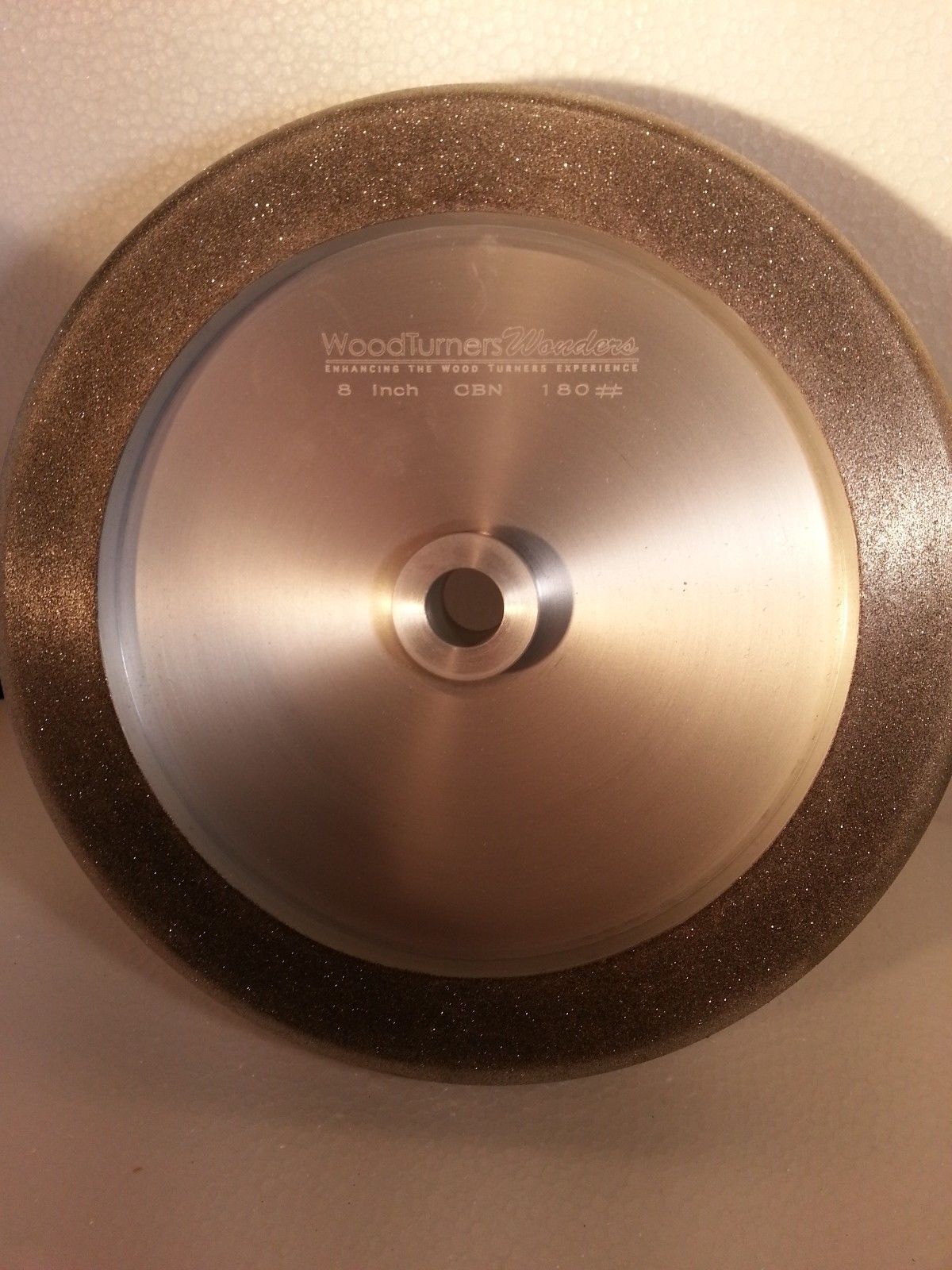 TWO (2) CBN 4 in 1 Wood Turning Tool Sharpening Wheels (8") 180 Grit