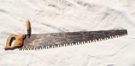 Vintage Two Handle Timber Logging Saw 47 1/8&quot; Long (Barn) - $74.24