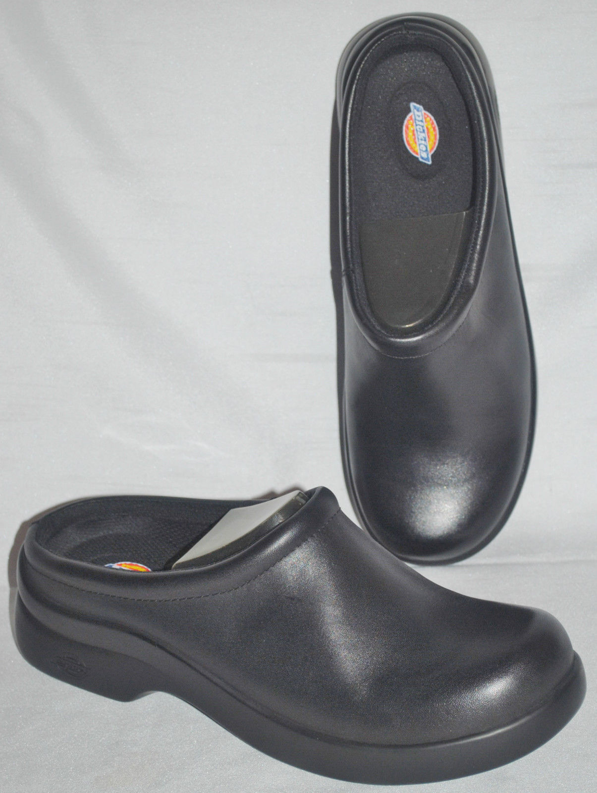 Dickies Jennie Leather Nursing Clogs NIB in and similar items