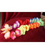 Colorful Lei Fake Rainbow Flower Costume Accessory - $4.99