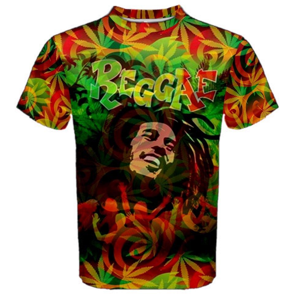 Rasta Reggae Music Color Cannabis Weed Patern Design Best 3D Full Print ...