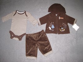 INFANTS NEWBORN - Disney - Mickey Mouse Polar Pals BODYSHIRT, JACKET &amp; P... - $18.00