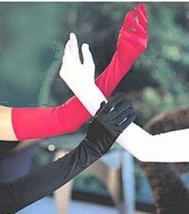 Long Gloves Over the Elbow Opera Length Gloves Fancy Dress Costume Gloves - $19.79