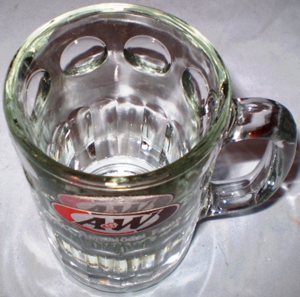 A&W Root Beer Glass Mug All American Food Promo Glasses