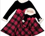 Girls 2t 3t or 4t 18 in dolls dollie me black fuchsia dressy dresses thumb155 crop