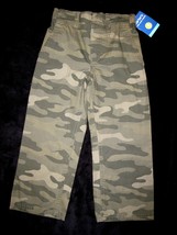 BOYS 4 - Carter's - Green Camouflage Print 100% Cotton PANTS - $14.00