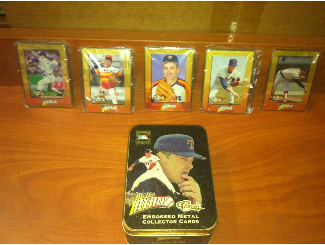 Cooperstown Collection Nolan Ryan Classic Embossed Metal Collector