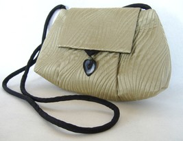 Sage Green Pagoda Purse Handmade Handbag Tapestry Shoulder Bag Clutch - $115.00
