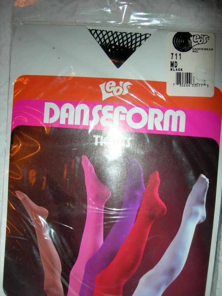 Kids Footless Dance Tights Revolution Dancewear Footless Color Flow Tan Sz Large