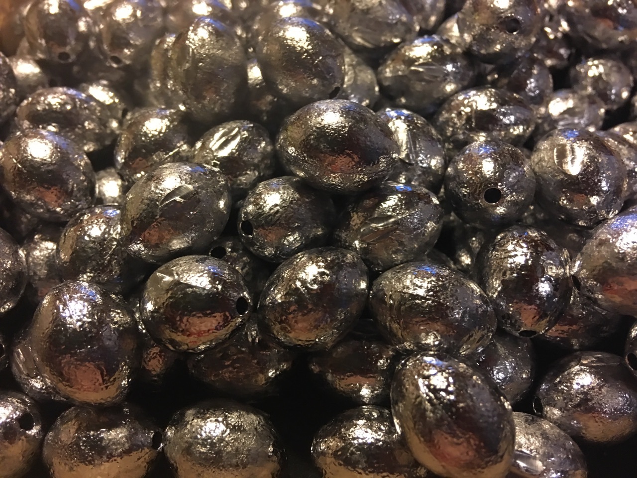 5 Pounds ( 106 ) of 3/4 oz Egg Sinkers Sinkers & Weights