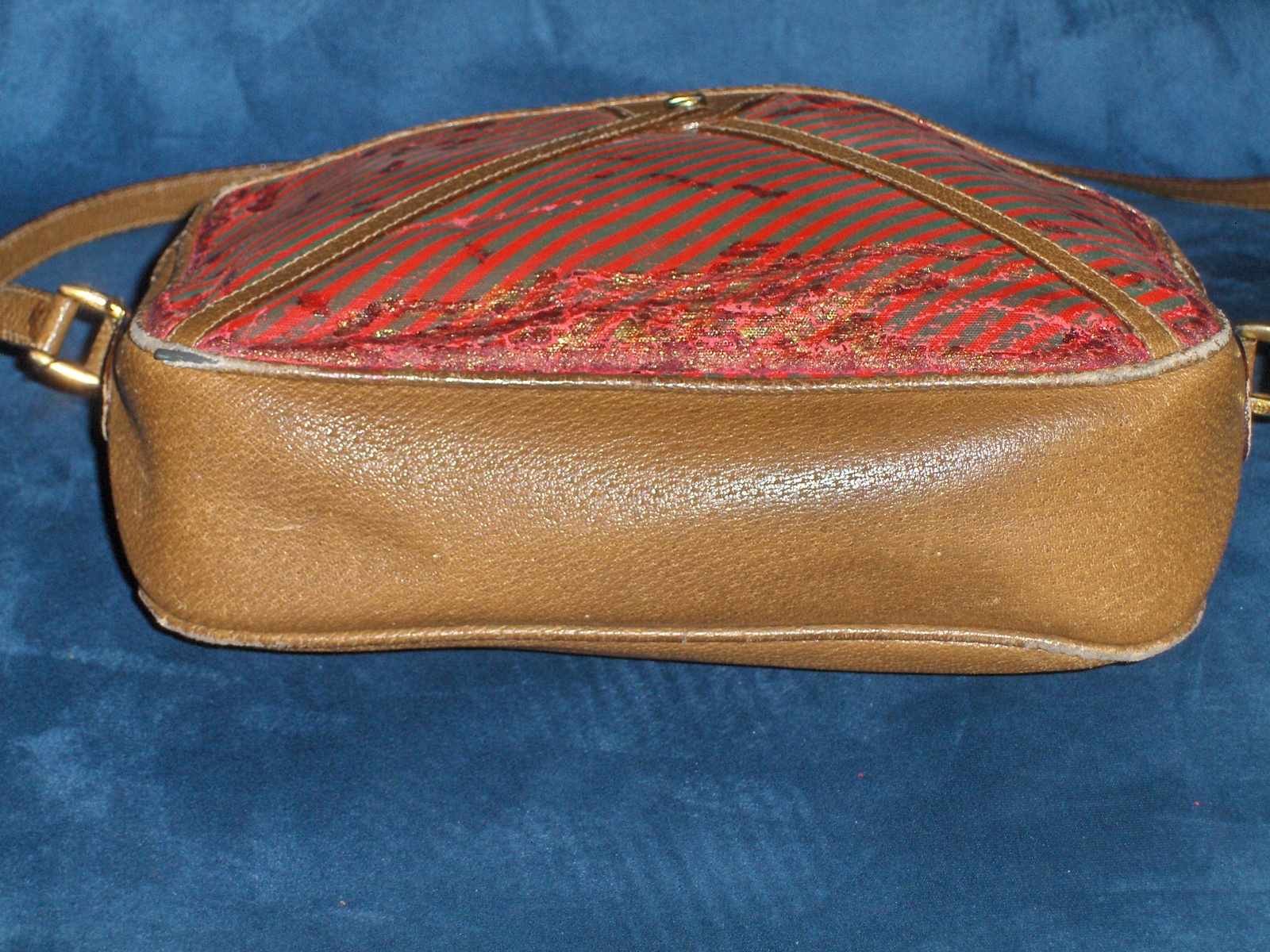 Vintage Gucci Red Shoulder Bag Purse Distressed - Handbags & Purses