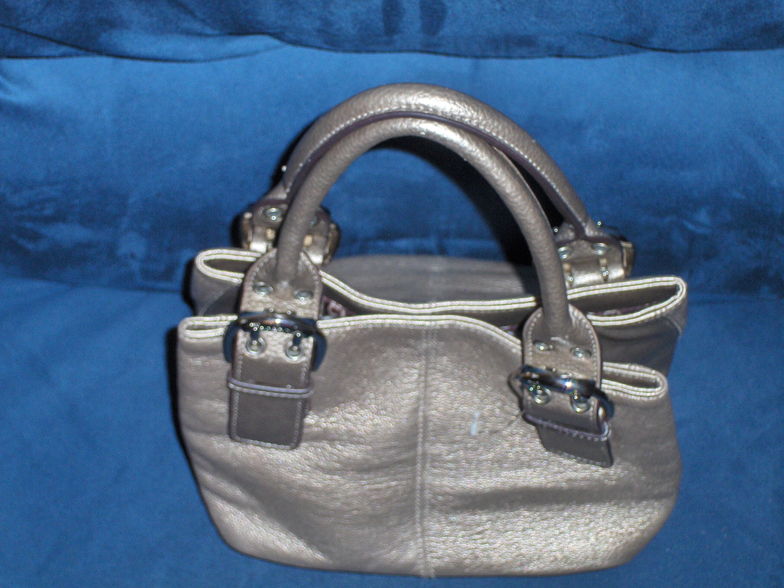 carrie large pebbled leather shoulder bag