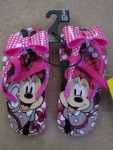 NWT Disney’s Girl’s Minnie Mouse Sandals Size 9/10 - £9.03 GBP