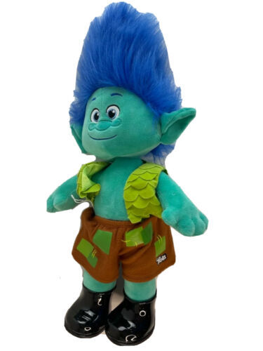 Build A Bear Dreamworks Happy Branch Trolls Plush Blue Haired Troll 22 ...