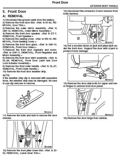 2005 - 2009 SUBARU OUTBACK FACTORY REPAIR SERVICE FSM MANUAL + WIRING ...